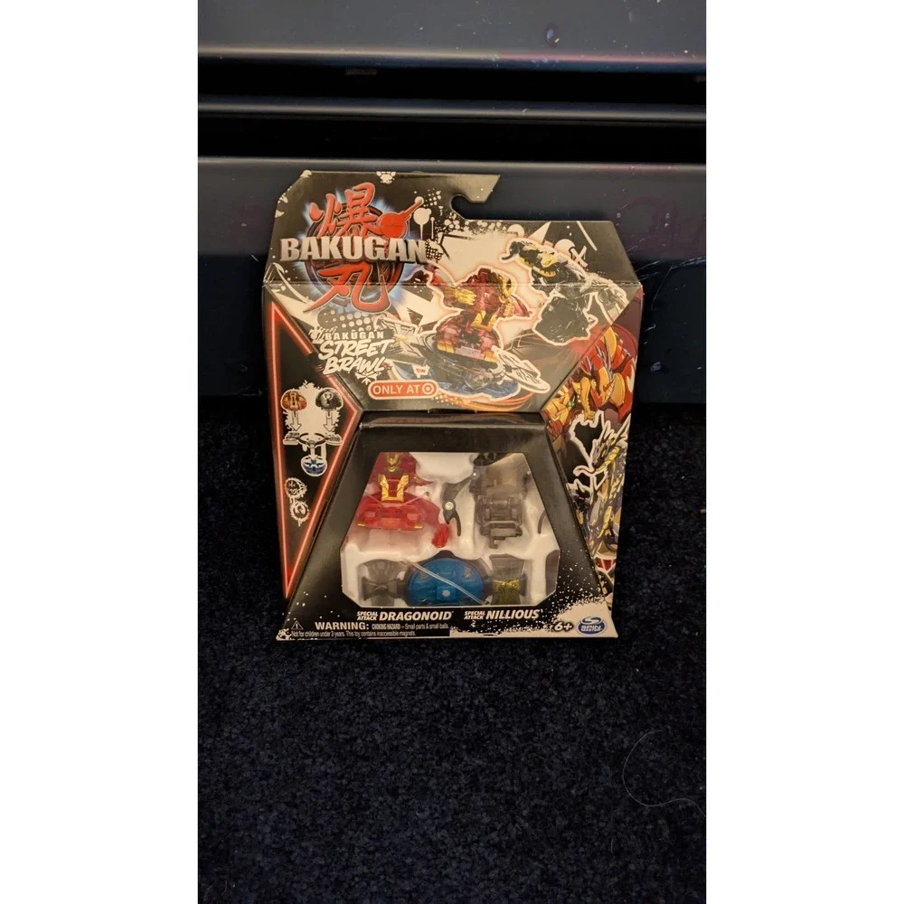 Bakugan Street Brawl Dragonoid‎ Vs Nillious 2 Pack Battling Figures New